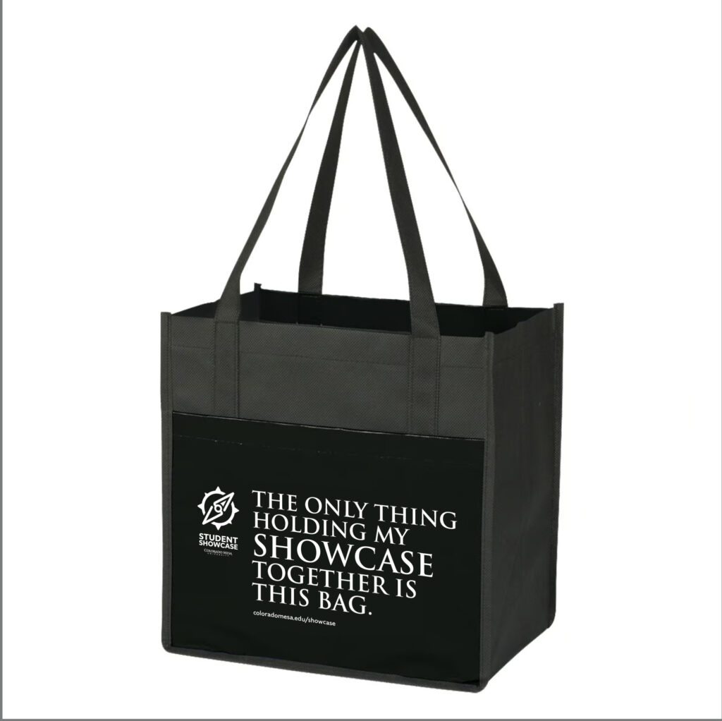 Student showcase tote bag